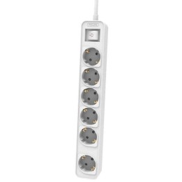 Philips CHP2164W/62 Regleta con Interruptor de 6 Tomas 1.5m Blanco