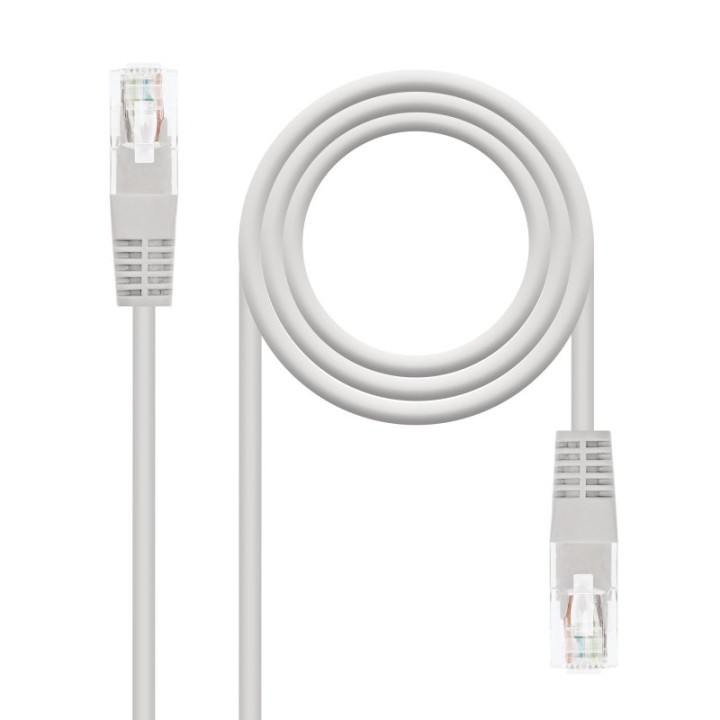 Nanocable Cable de Red Latiguillo RJ45 CAT.6 UTP AWG24 Gris 30 m