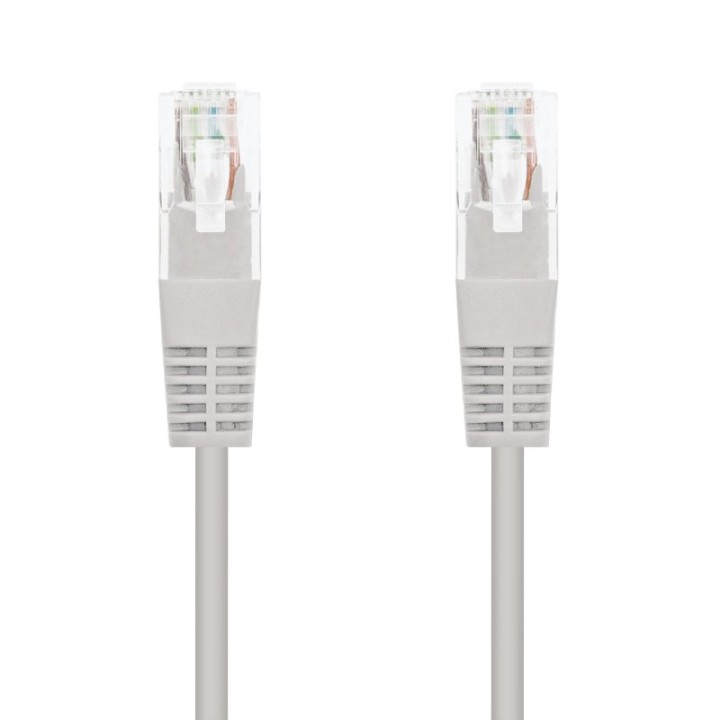 Nanocable Cable de Red Latiguillo RJ45 CAT.6 UTP AWG24 Gris 30 m