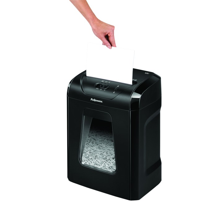 Destructora Fellowes 12C 19L P-4 Negra (7120101)