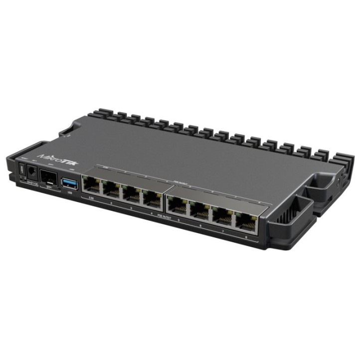 Mikrotik RB5009UPR+S+IN Switch 8 Puertos Gigabit 2.5G PoE + 1 Puerto SFP+
