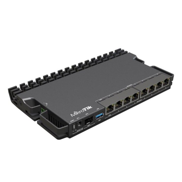 Mikrotik RB5009UPR+S+IN Switch 8 Puertos Gigabit 2.5G PoE + 1 Puerto SFP+