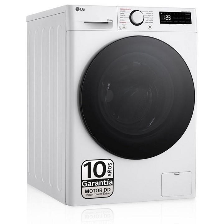 LG F4DR6011AGW Lavasecadora de Carga Frontal 11Kg/6Kg D Blanca