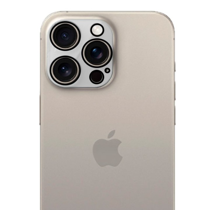 Cool Protector Cristal Templado para Cámara de iPhone 15 Pro/15 Pro Max