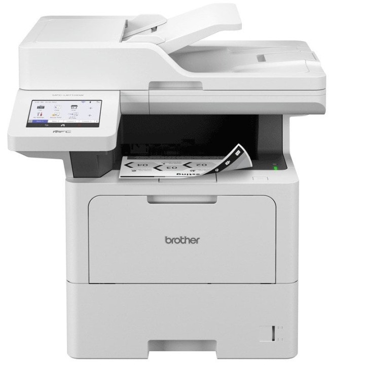 Brother MFC-L6710DW Impresora Multifunción Láser Monocromo WiFi Dúplex Fax Blanca