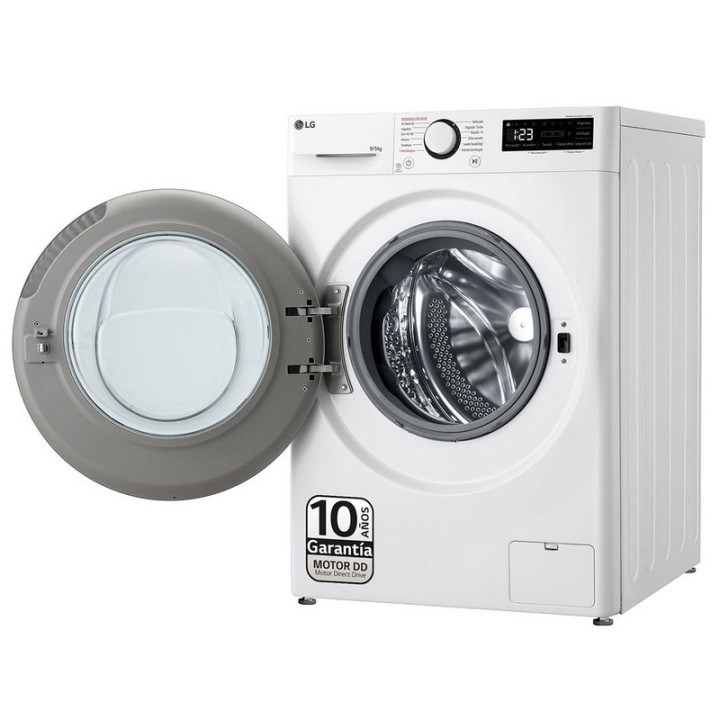 LG F2DR5S09A1W Lavasecadora de Carga Frontal 9Kg/5Kg E Blanca
