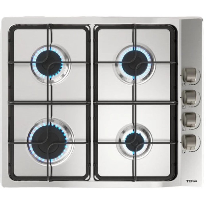 Teka E/60.3 Placa de Gas 4 Zonas 60cm Acero Inoxidable