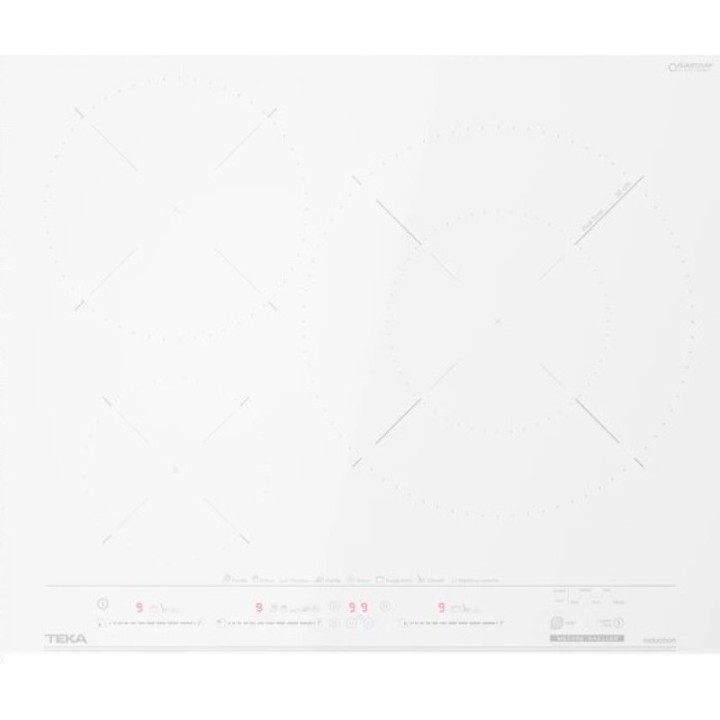 Teka MestrePaeller IZC 63632 MPT WH Placa de Inducción con 3 Zonas 1 Zona XL 60cm Blanca