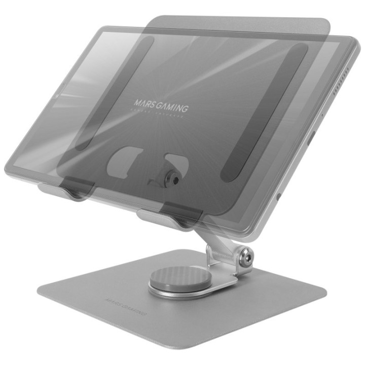 Mars Gaming MA-RST Soporte Plegable Antideslizante 2 en 1 Blanco para Tablets y Convertibles hasta 13"
