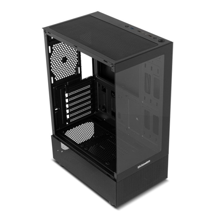 Nox Hummer Vision Midi Tower Cristal Templado USB 3.0 Negra