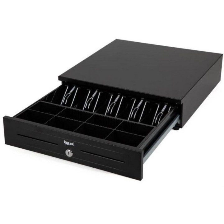 Iggual IRON-HD Cajón Portamonedas 41cm 5+8 negro