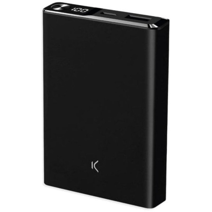 Ksix 10.000 Mah Powerbank Magnética Compatible Magsafe PD 22.5 W Negra
