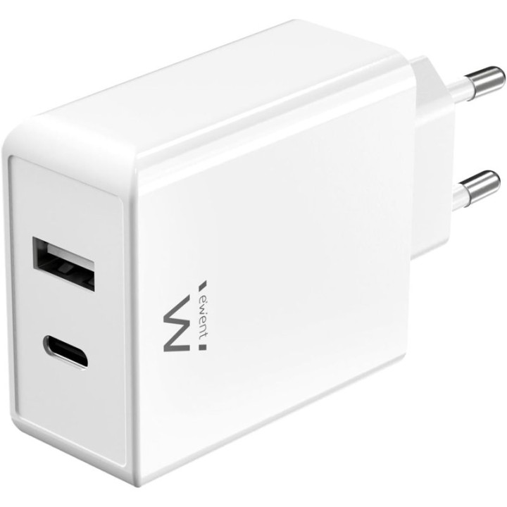 Ewent EW1328 Cargador USB-C Quick Charge 45W Blanco