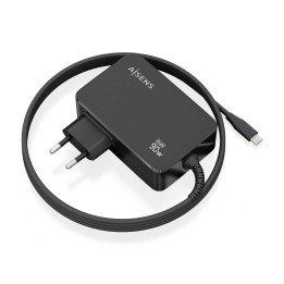Cargador Pared AISENS 1USB-C 1.8m (ASCH-1PD90WL034-BK)