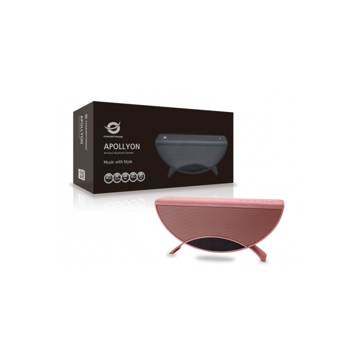 Altavoz CONCEPTRONIC mUSB 3.5mm BT Rojo (APOLLYON01R)
