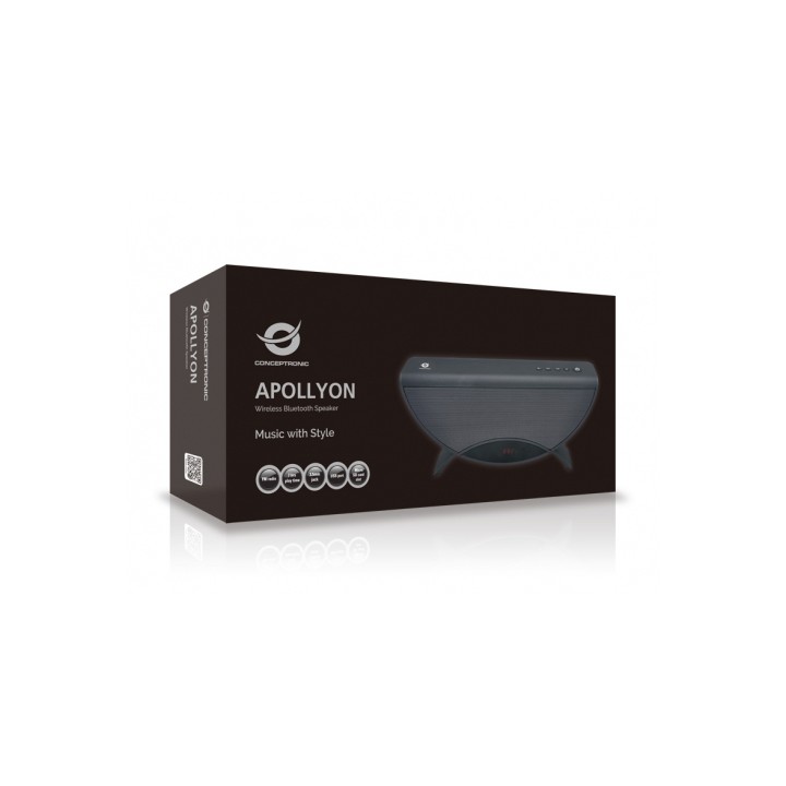 Altavoz CONCEPTRONIC mUSB 3.5mm BT Rojo (APOLLYON01R)