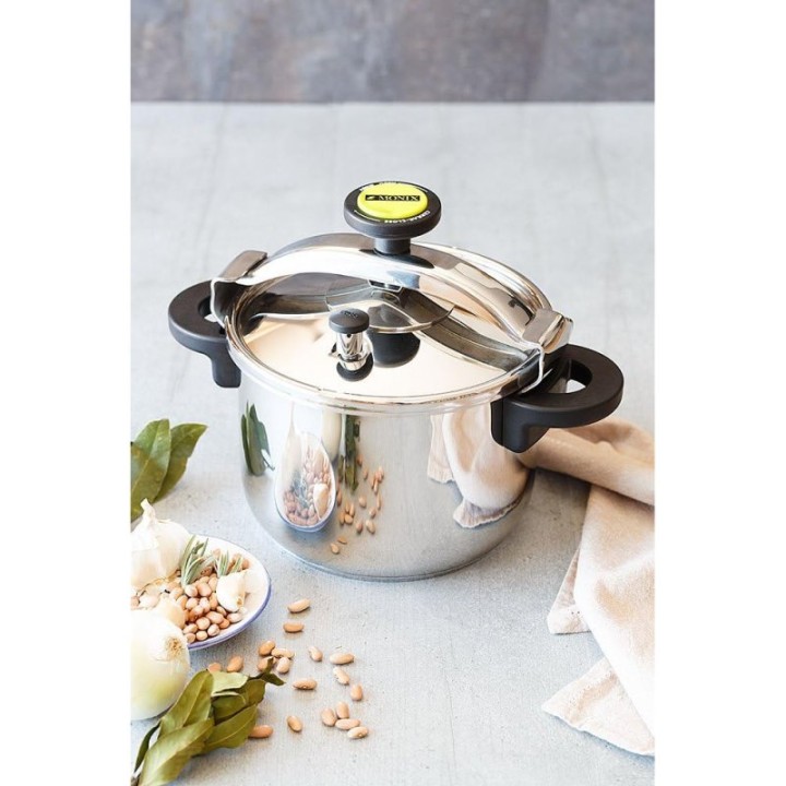 Monix Classica Olla Rápida para Inducción 12 Litros Acero Inoxidable