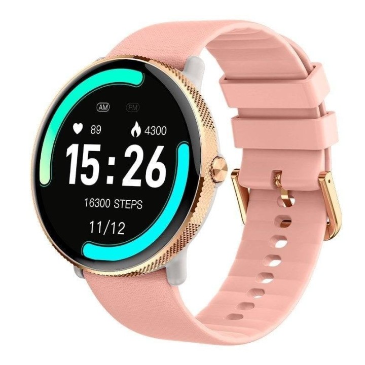 Cool Forever Smartwatch Pantalla Amoled Silicona Rosa