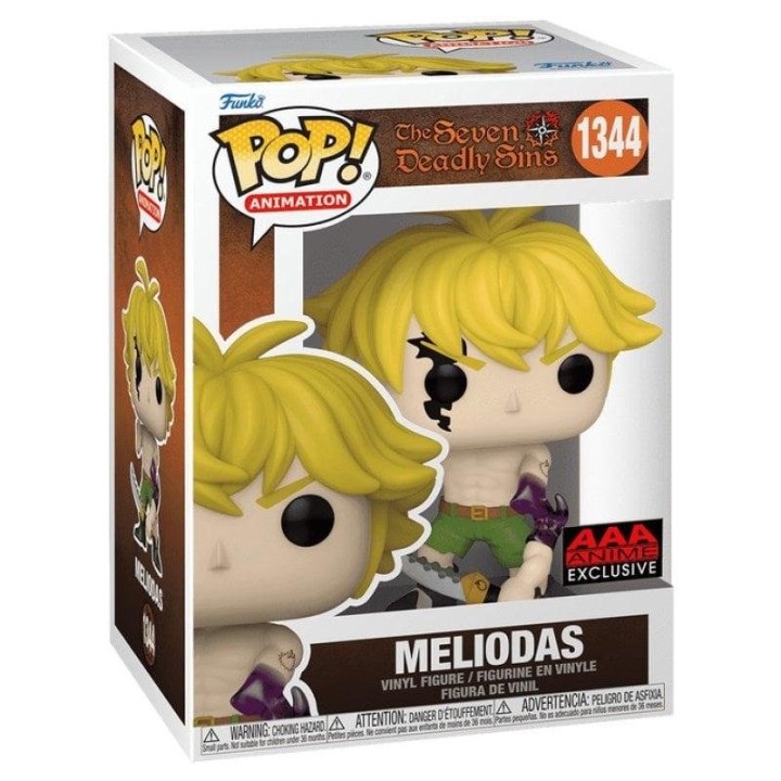 Figura Funko Pop Meliodas Modo Demonio The Seven Deadly Sins Vinilo 10,9 cm