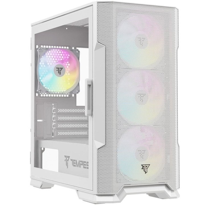 Tempest Airflow Stockade ARGB M-ATX Blanca