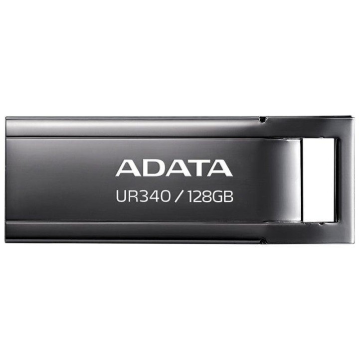 Unidad USB Adata UR340 128GB USB 3.2 Gen 2 Metal Negro Ligera