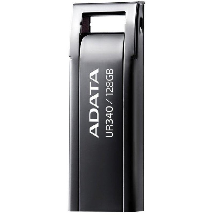 Unidad USB Adata UR340 128GB USB 3.2 Gen 2 Metal Negro Ligera