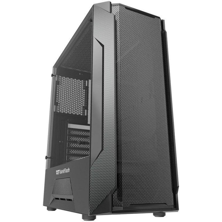 Torre darkFlash Leo Cristal Templado USB 3.0 Negra Gaming
