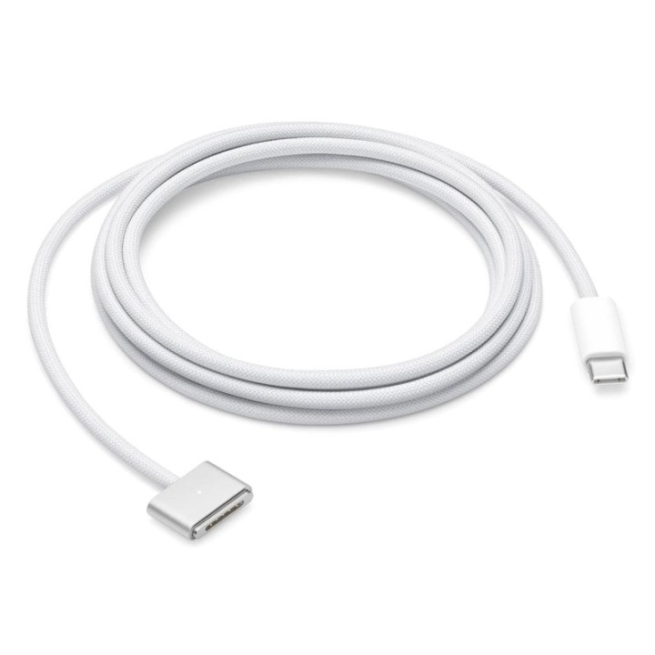 Cable Compatible Apple Usb-c A Magsafe 3 Para Macbook Trenzado 2m