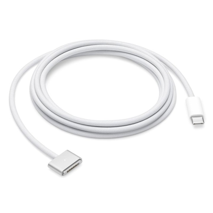 Cable Compatible Apple Usb-c A Magsafe 3 Para Macbook Trenzado 2m