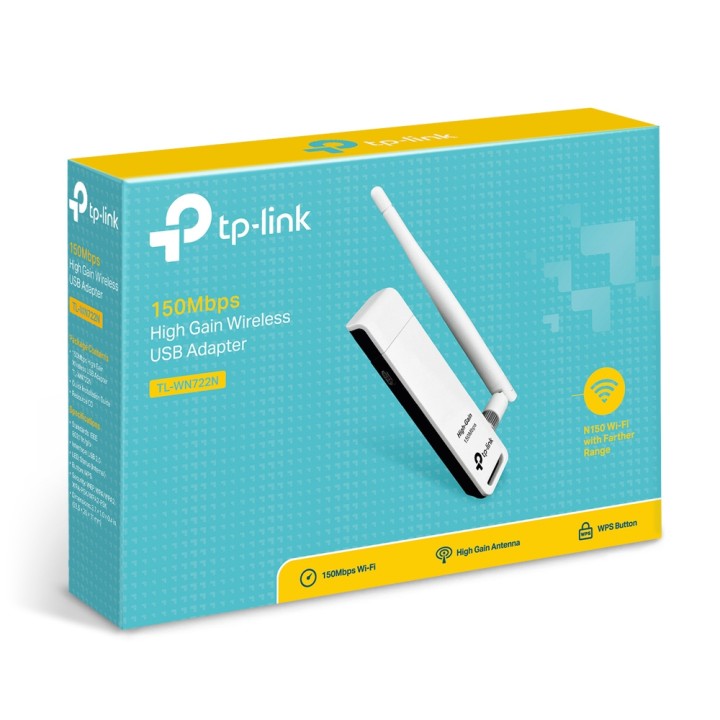 Adaptador TP-Link AC150 WiFi USB 2.0 Blanco (TL-WN722N)