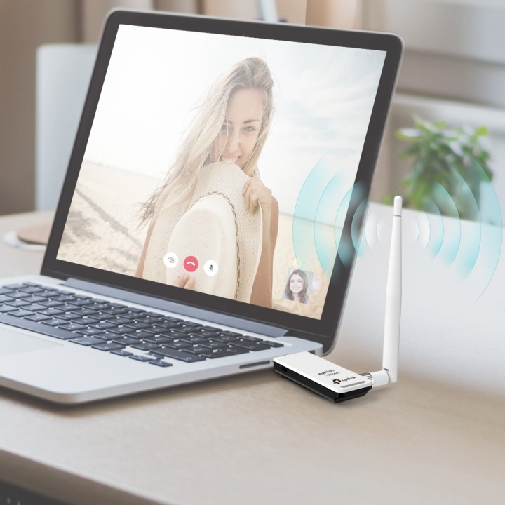 Adaptador TP-Link AC150 WiFi USB 2.0 Blanco (TL-WN722N)