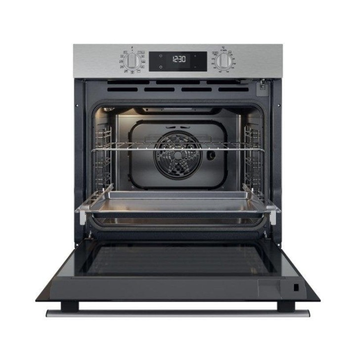 Horno Multifunción Whirlpool OMR58RR1X 71L 60cm Pirolítico A+ Vapor Inox
