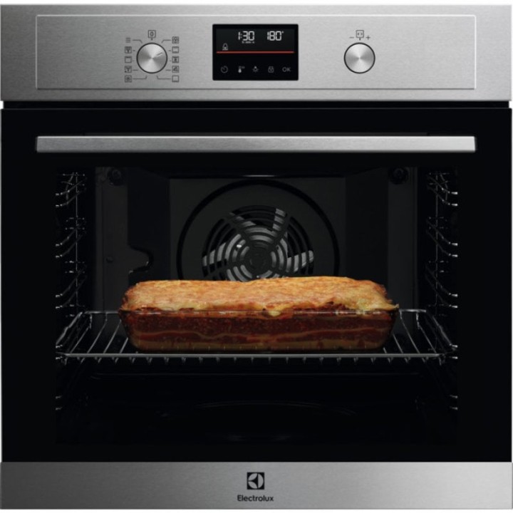 Electrolux EOF4P56X Serie 600 SurroundCook Horno Multifunción Pirolítico 72L A+ Acero Inoxidable