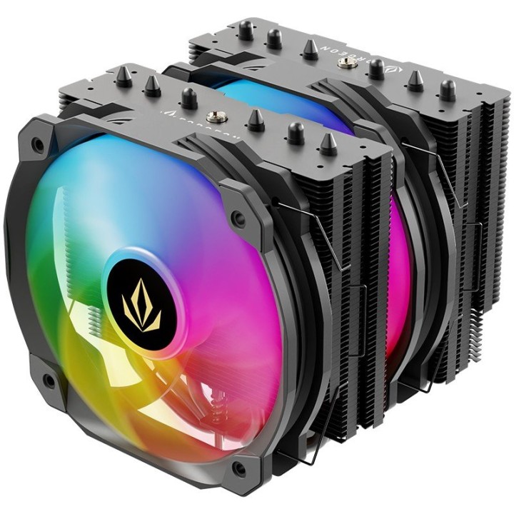 Forgeon Air Windlord RGB 6Pipes 2x140mm Dual Heatsink CPU Cooler Blanco