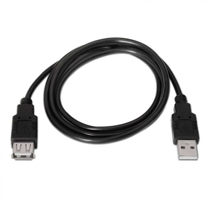 Ociodual Cable Extensión USB 2.0 1.8m Negro