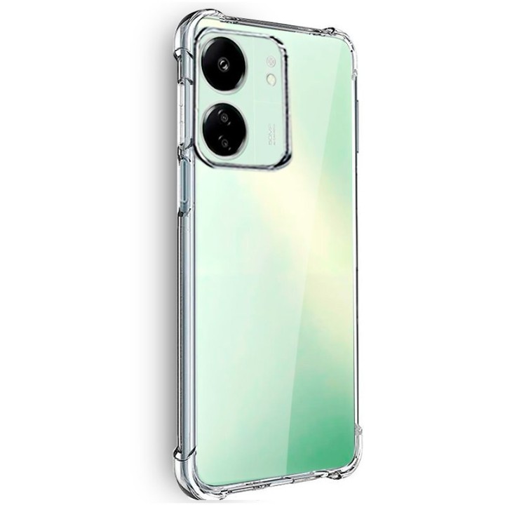 Cool Funda para AntiShock Transparente Xiaomi Redmi 13C/Poco C65