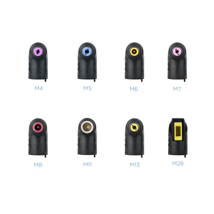 Cargador TooQ 65W 8 DC 1xUSB Negro (TQLC-65BS02AT)