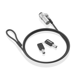 Cable Seguridad AISENS con llave 1.5m (ASLK-D45K06-BK)