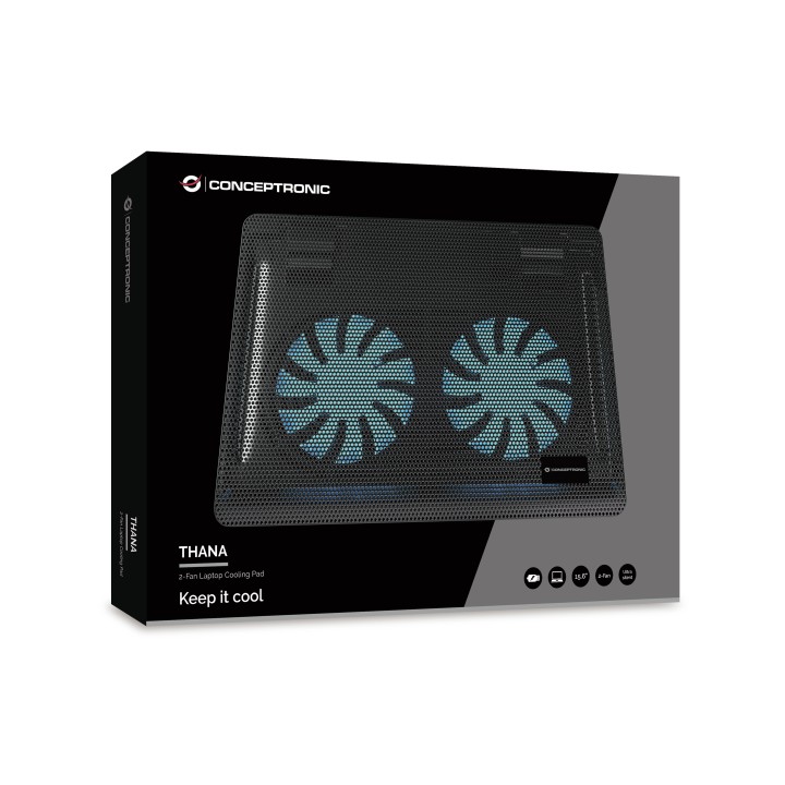 Base de Refrigeración CONCEPTRONIC 15.6"(CNBCOOLPAD2F)