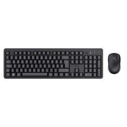 Trust TKM-360 Combo Teclado Inalámbrico + Ratón Inalámbricos 1600DPI Negros