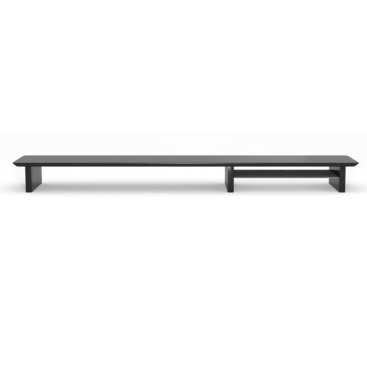 Phoenix Harmony Elevador de Monitor de Madera Elegante Negro