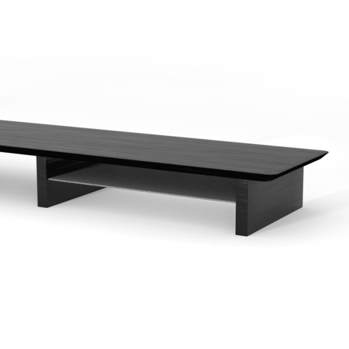 Phoenix Harmony Elevador de Monitor de Madera Elegante Negro