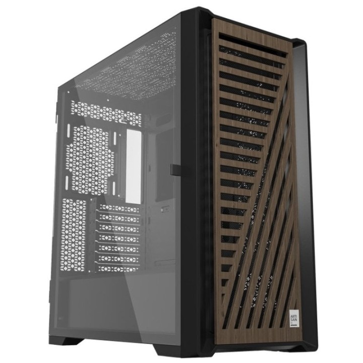 Phoenix Artisan Noble Caja ATX Cristal Templado USB-C Madera/Negra