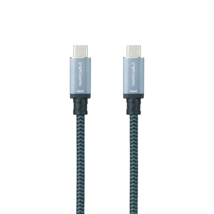 Nanocable Cable USB 3.2 Gen2x2 20Gbps 5A/100W 4K/60Hz 3m Negro