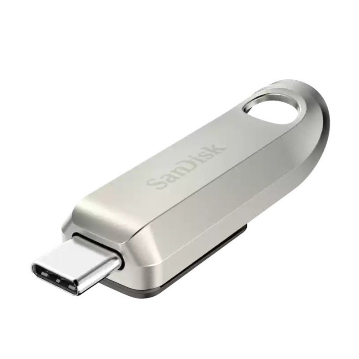 SanDisk Ultra Luxe 64GB USB-C 3.2 Gen 1 Plata
