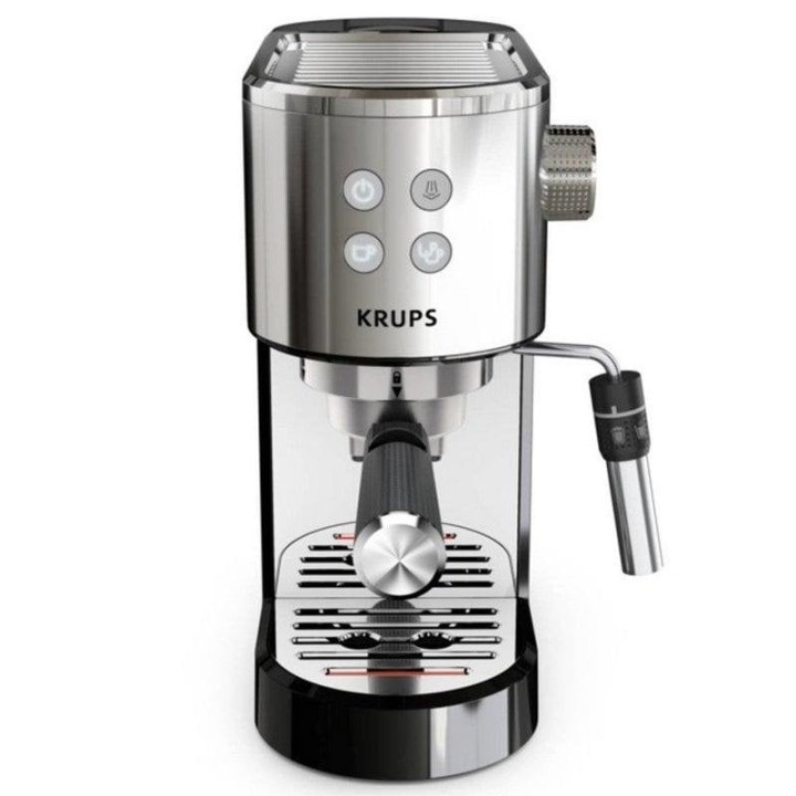 Krups Virtuoso+ XP444C10 Cafetera Espresso 15 Bares Negra