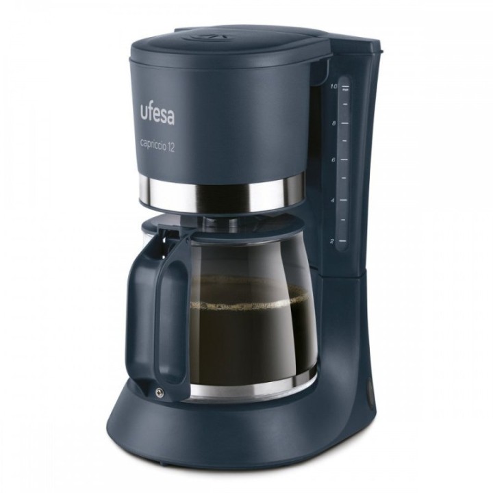 Ufesa Capriccio CG7124 Cafetera de Goteo 12 Tazas Negra