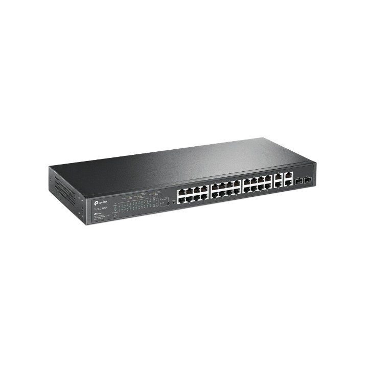 Switch TP-Link 24xRJ45 2xSFP PoE+ 1U Negro (TL-SL2428P)