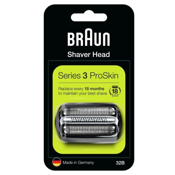 Braun 32B Recambio Cabezal de Afeitado para Series 3