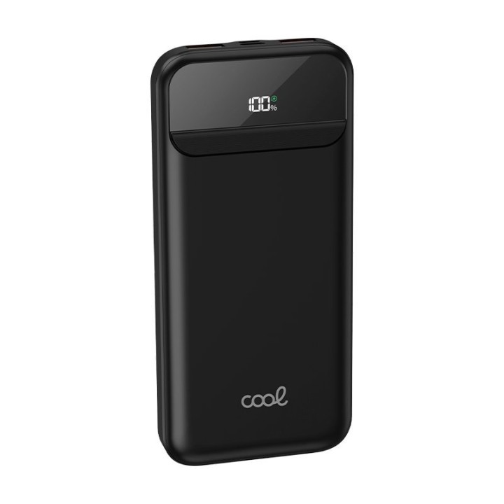 Cool Power Bank 10.000 mAh Carga Rápida 22.5W 3 Cables Negro